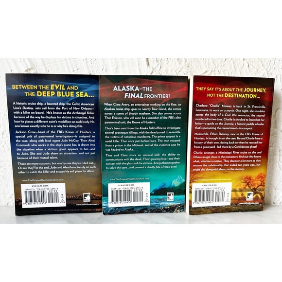 Heather Graham Krewe of Hunters 2016 3 Paperback Books 18-20 Haunted Destiny + - Picture 3 of 4